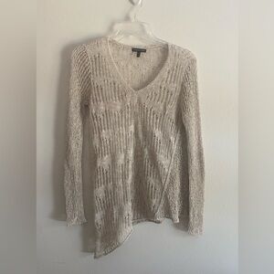 Eileen Fisher Cream Knit Top